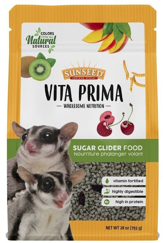 4.5 Lb (3 X 1.75 Lb) Sunseed Vita Prima All in One Pellet Sugar Glider Food