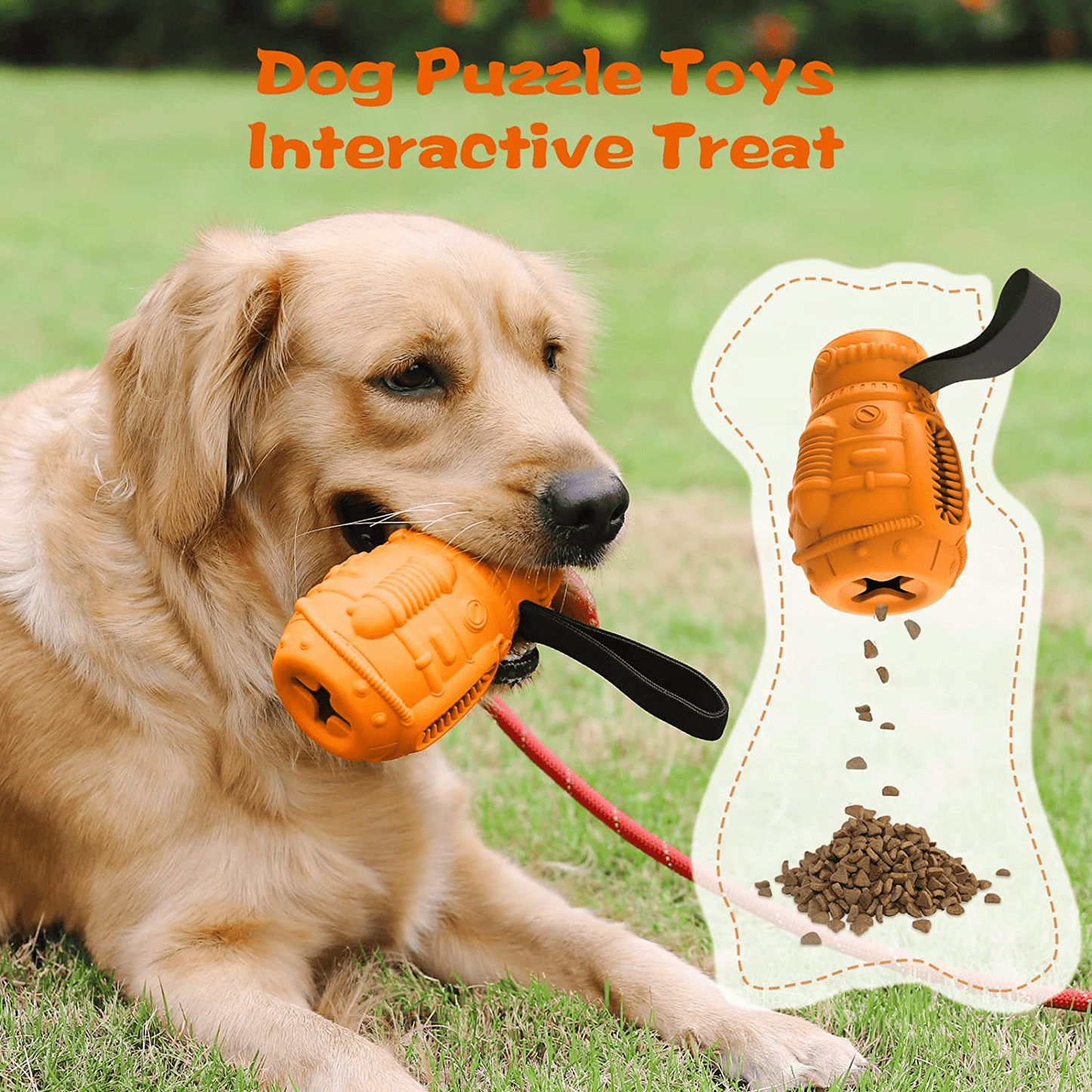 4 in 1 Multifunction Dog Toys for Aggressive Chewers, Squeaky Dog Chew Toys for Aggressive Chewers, Indestructible Dog Chew Toys for Large & Medium Dogs, Tough Toys for Training and Cleaning Teeth Animals & Pet Supplies > Pet Supplies > Dog Supplies > Dog Toys Gelrova   