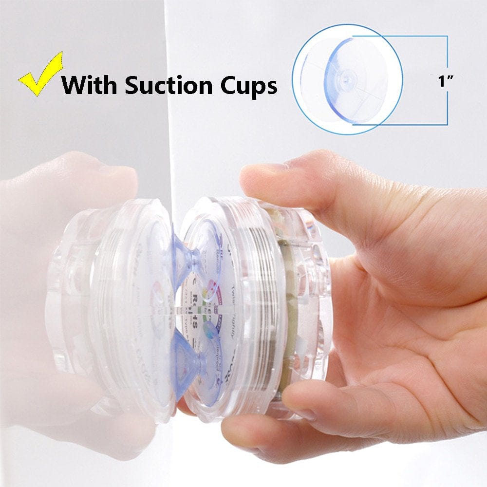 4-Pack Submersible LED Lights with IR Remote Controller & Suction Cups, Waterproof Light, Battery Operated (Not Included), Aquarium Lights Decorations Pond Lights Animals & Pet Supplies > Pet Supplies > Fish Supplies > Aquarium Lighting HUA TRADE   