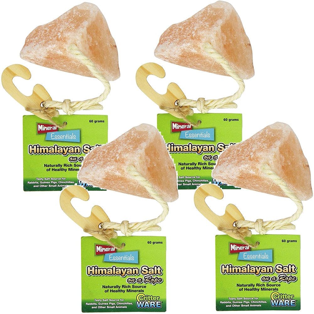 (4 Pack) Ware Manufacturing Himalayan Salt on a Rope Small Pet Chew Treats Animals & Pet Supplies > Pet Supplies > Small Animal Supplies > Small Animal Treats Worldwide Sourcing   