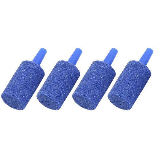 4 PCS 25X15Mm Blue Bubble Air Stones Diffusers for Small Fish Tank