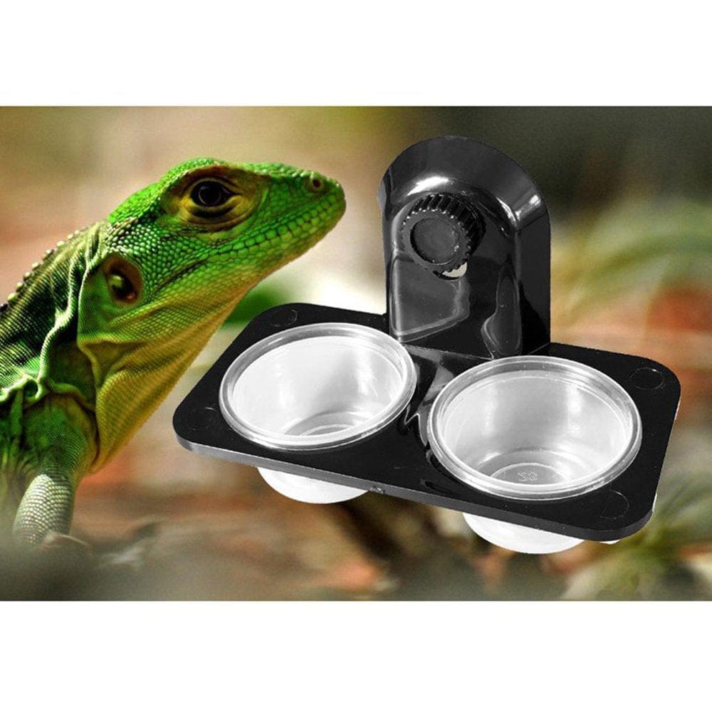 4 Pcs Dish Bowl Feeder for Reptile- Turtle Amphibian Gecko, .5X6X7.5Cm