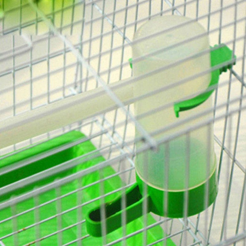 4 Pcs Plastic Bird Water Feeder Automatic Parrot Water Feeding Bird Cage Accessories Animals & Pet Supplies > Pet Supplies > Bird Supplies > Bird Cage Accessories ZEDWELL   