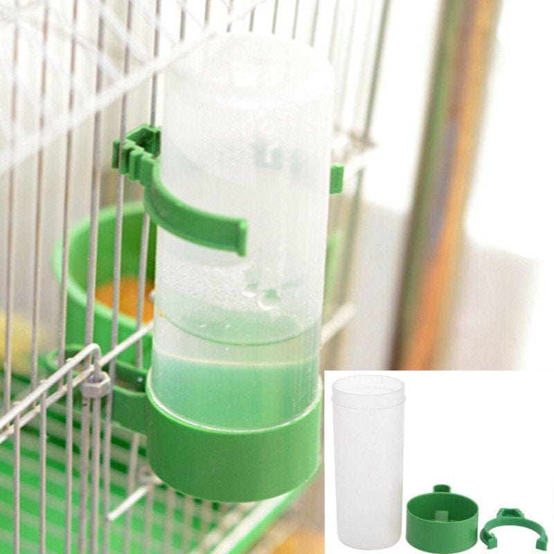 4 Pcs Plastic Bird Water Feeder Automatic Parrot Water Feeding Bird Cage Accessories Animals & Pet Supplies > Pet Supplies > Bird Supplies > Bird Cage Accessories Popvcly   