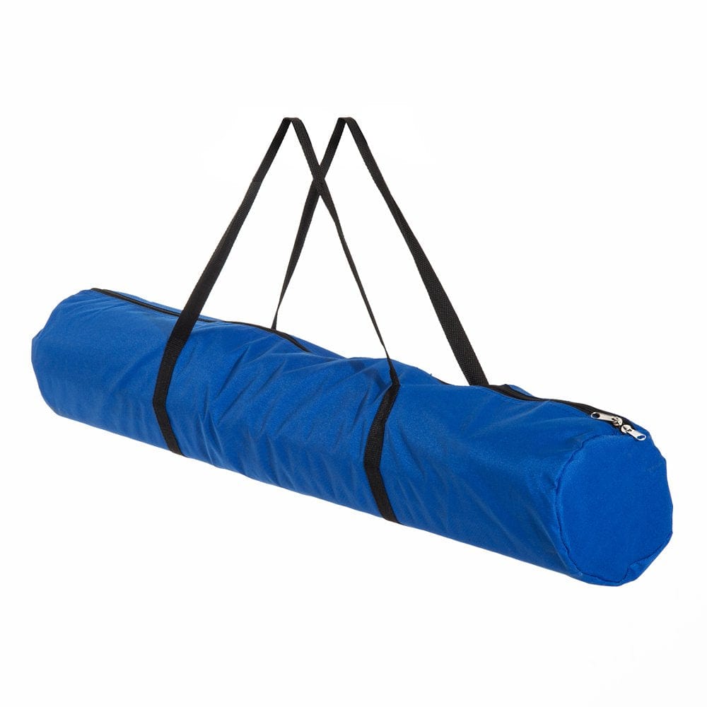 4 Piece Dog Starter Kit with Adjustable Height Jump Bars, Included Carry Bag, & Displacing Top Bar - Blue