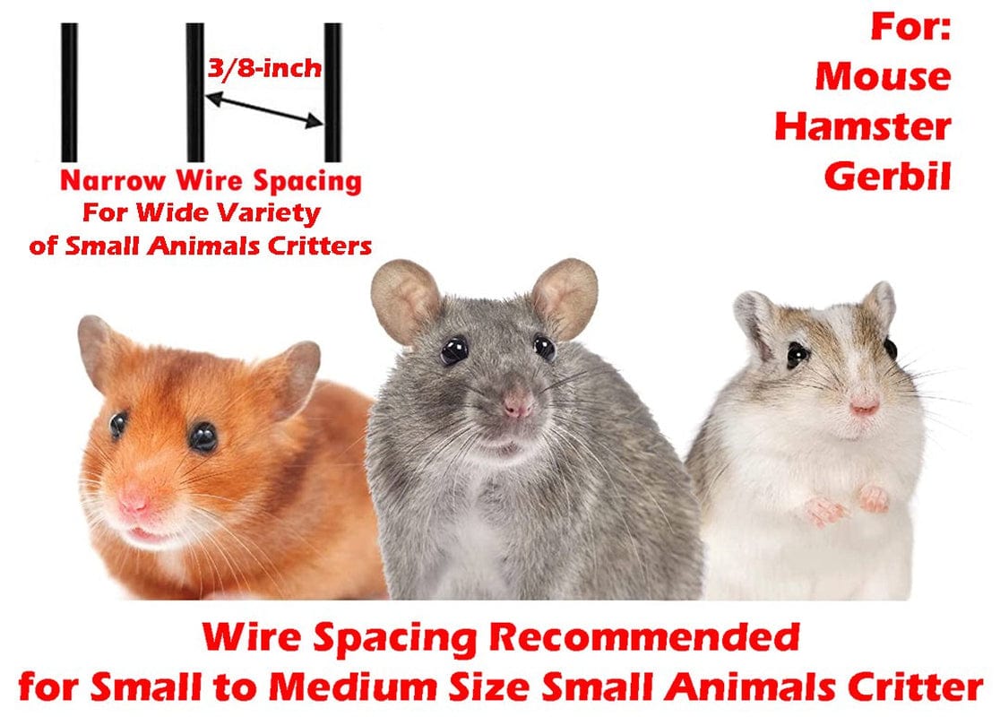 4-Story Acrylic Clear Hamster Mouse Gerbil House Habitat Home Cage with Top Lookout Level Exercise Running Ball Animals & Pet Supplies > Pet Supplies > Small Animal Supplies > Small Animal Habitats & Cages Mcage   