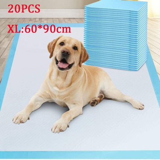 40/ 50/100 Pcs Super Absorbent Pee Pads, Disposable Cage Liner Diapers, Small Animals Potty Training Mats for Cat, Dog Animals & Pet Supplies > Pet Supplies > Dog Supplies > Dog Diaper Pads & Liners WJKB XL  