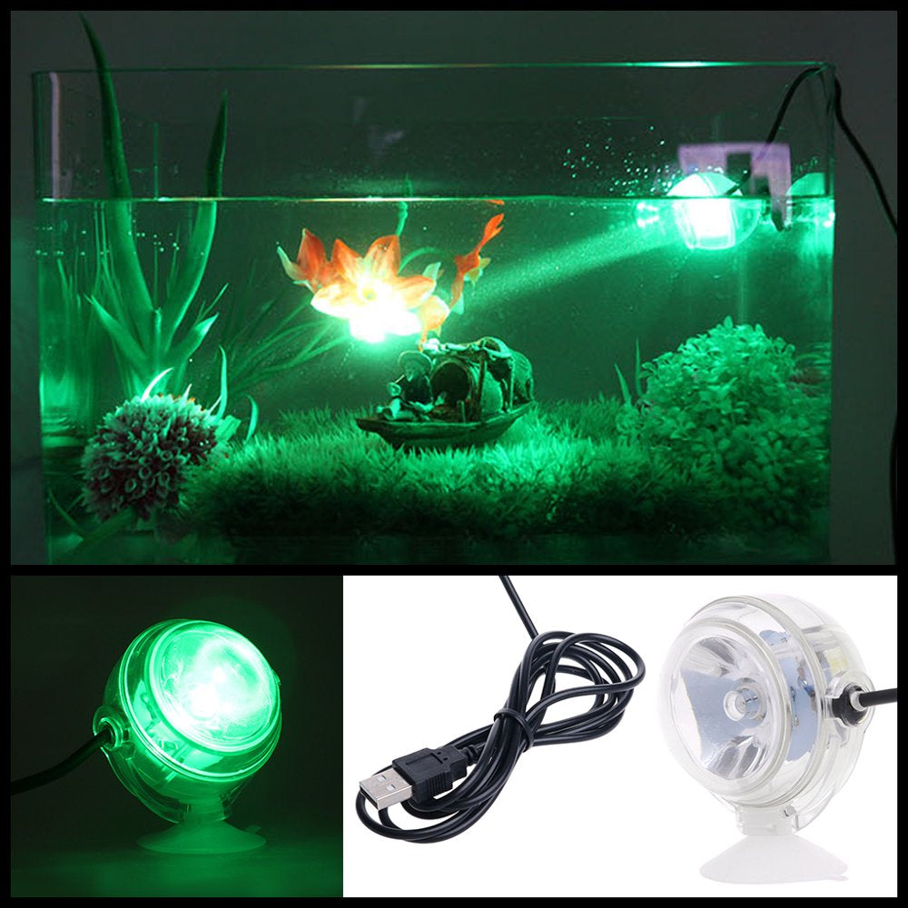 Aquarium Fish Tank Submersible LED Spotlight Lighting Underwater Lamp EU Plug Animals & Pet Supplies > Pet Supplies > Fish Supplies > Aquarium Lighting Bydezcon   