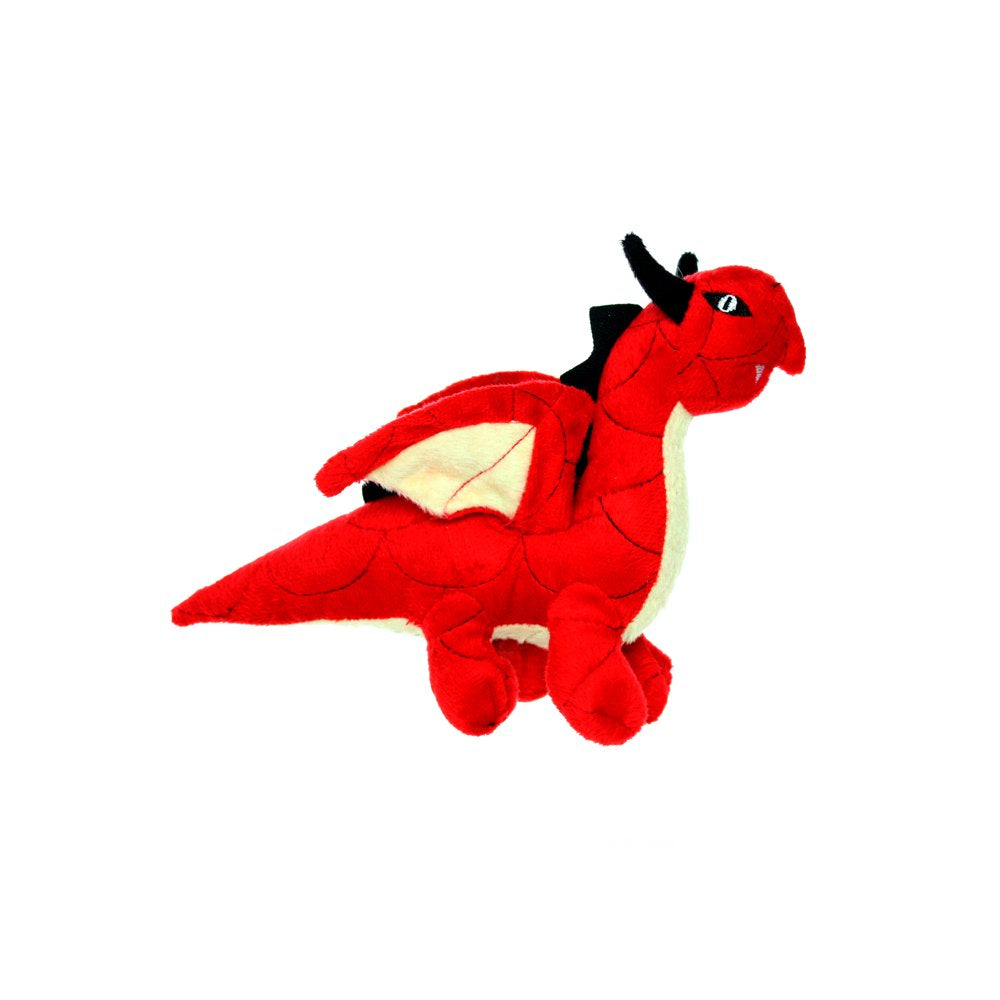 Mighty Junior Dragon Red, Plush and Durable Dog Toy Animals & Pet Supplies > Pet Supplies > Dog Supplies > Dog Toys VIP Products   