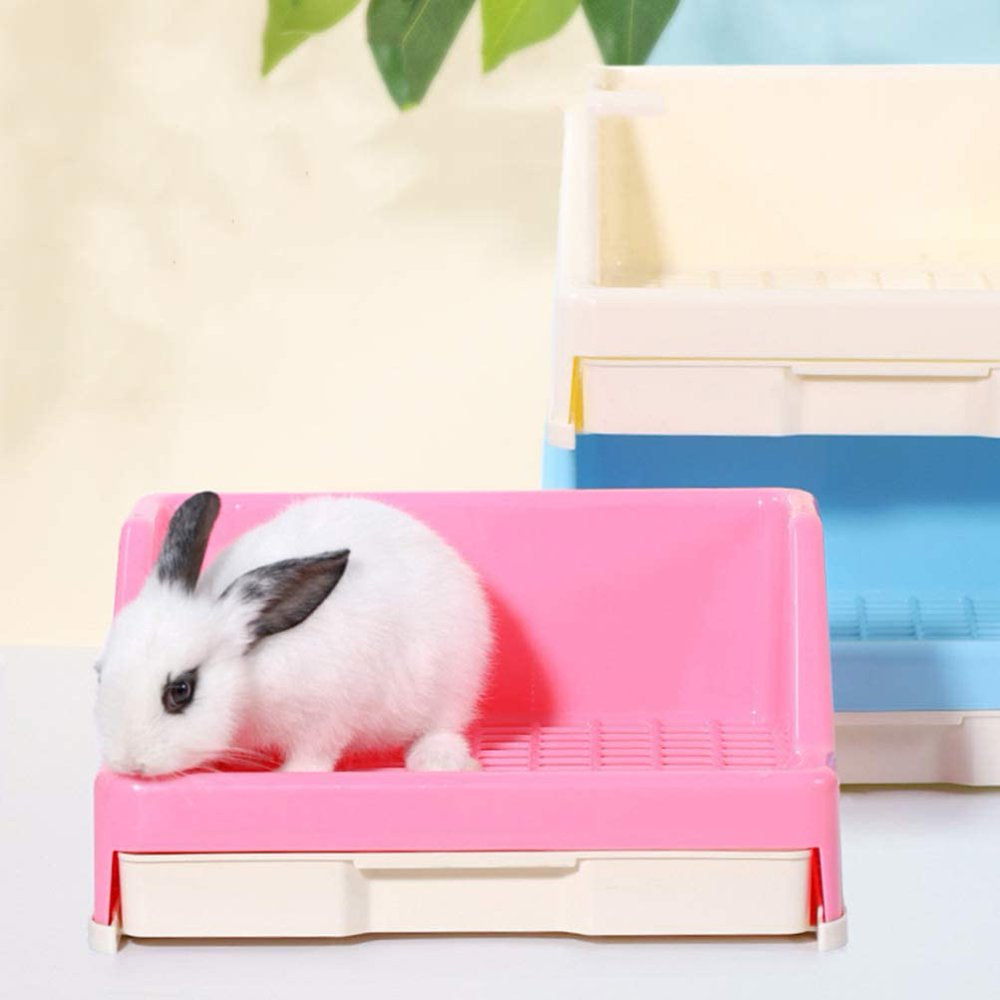 Rabbit Litter Small Animal Pet Litter Toilet Potty Trainer Bedding Box for Hamster Guinea Pig Ferret Galesaur Rabbit and Other Animals Animals & Pet Supplies > Pet Supplies > Small Animal Supplies > Small Animal Bedding Saikoo   