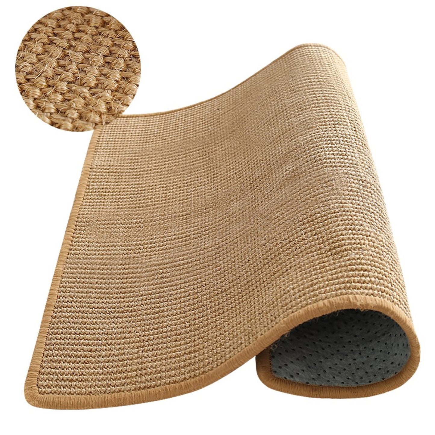 Natural Sisal Cat Scratcher Mat Durable Anti-Slip Cat Scratch Pad Cat Scratching Pad Pet Cat Dog Scratch Board Protector for Cat Grinding Claws Protecting Furniture Cat Play Toys Random Color Animals & Pet Supplies > Pet Supplies > Cat Supplies > Cat Furniture URBEST   