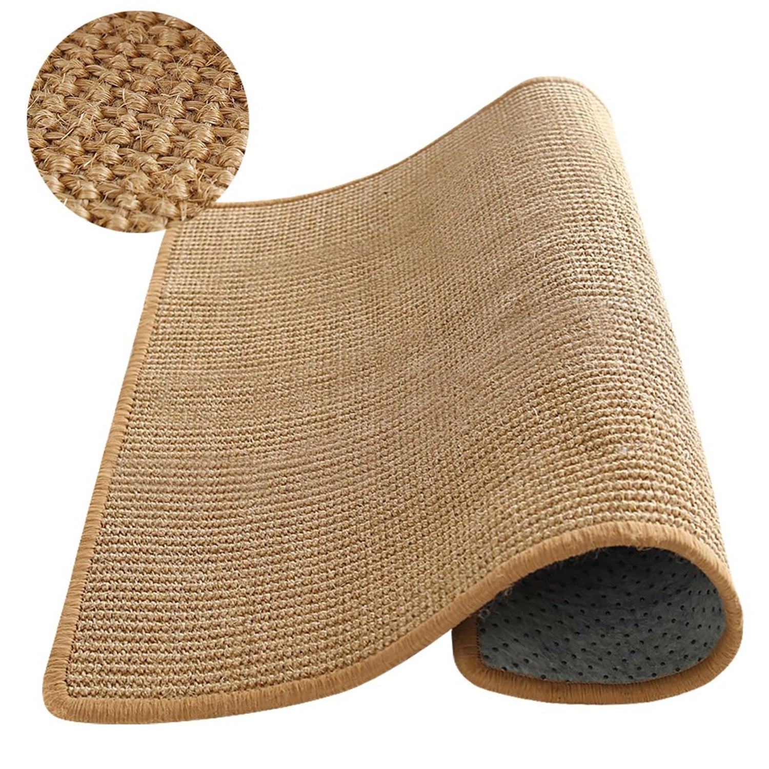 Natural Sisal Cat Scratcher Mat Durable Anti-Slip Cat Scratch Pad Cat Scratching Pad Pet Cat Dog Scratch Board Protector for Cat Grinding Claws Protecting Furniture Cat Play Toys Random Color Animals & Pet Supplies > Pet Supplies > Cat Supplies > Cat Furniture URBEST   