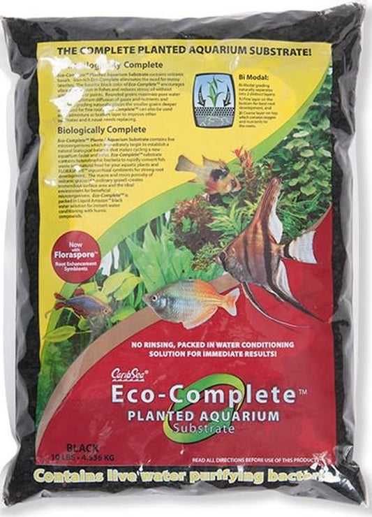 Caribsea Eco-Complete Planted Aquarium Substrate 10 Lbs[ PACK of 2 ]
