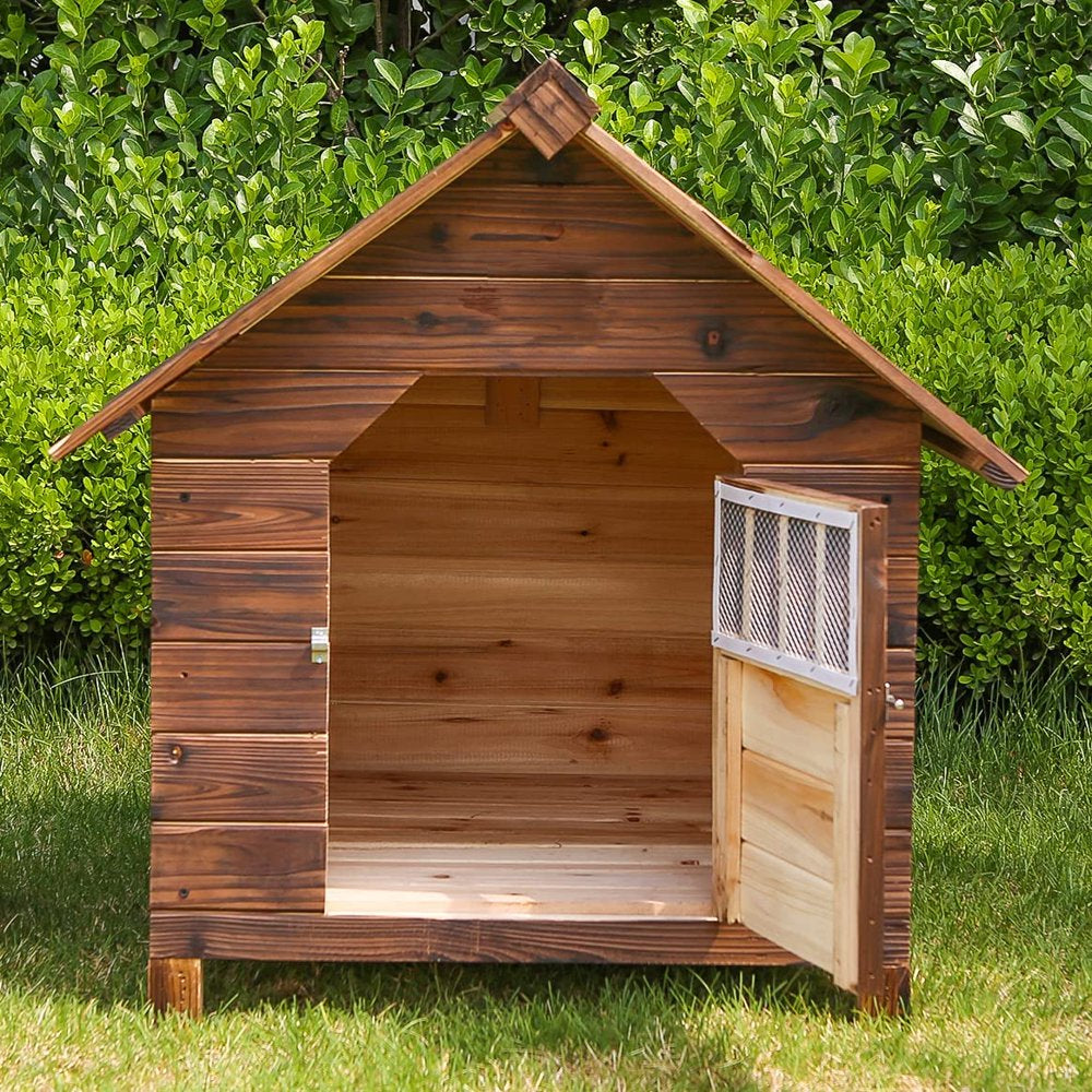 Dog Kennels for Outside, Dog House Wood Outdoor Dog Kennels Dog Cage Kennel Villa, for Small Animals Weatherproof W/Side Windows & Elevated Floor, Easy to Assemble Animals & Pet Supplies > Pet Supplies > Dog Supplies > Dog Houses Great Shopping Day   