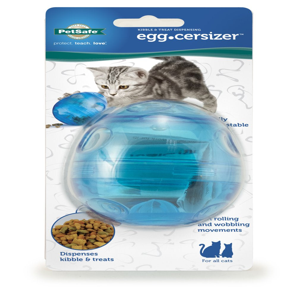 Petsafe Eggcersizer Cat Toy, Treat Dispenser, Interactive and Adjustable