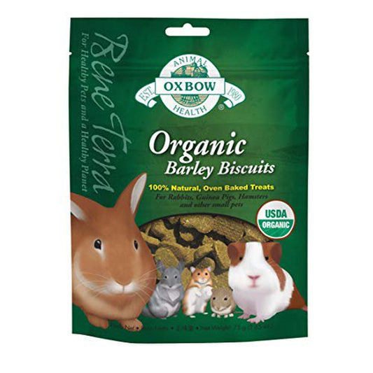 Oxbow Organic Rewards Barley and Hay Biscuit Treats for Rabbits, Guinea Pigs, Chinchillas, and Small Pets Animals & Pet Supplies > Pet Supplies > Small Animal Supplies > Small Animal Treats Oxbow   
