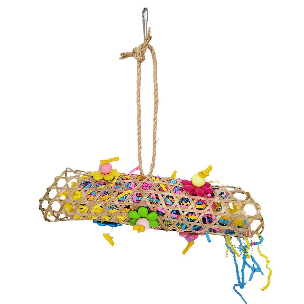 UDIYO Seller'S Recommendation, 3Pcs Pet Bird Parrot Bell Rattan Ball Hanging Climbing Cage Bite Chew Molar Toy
