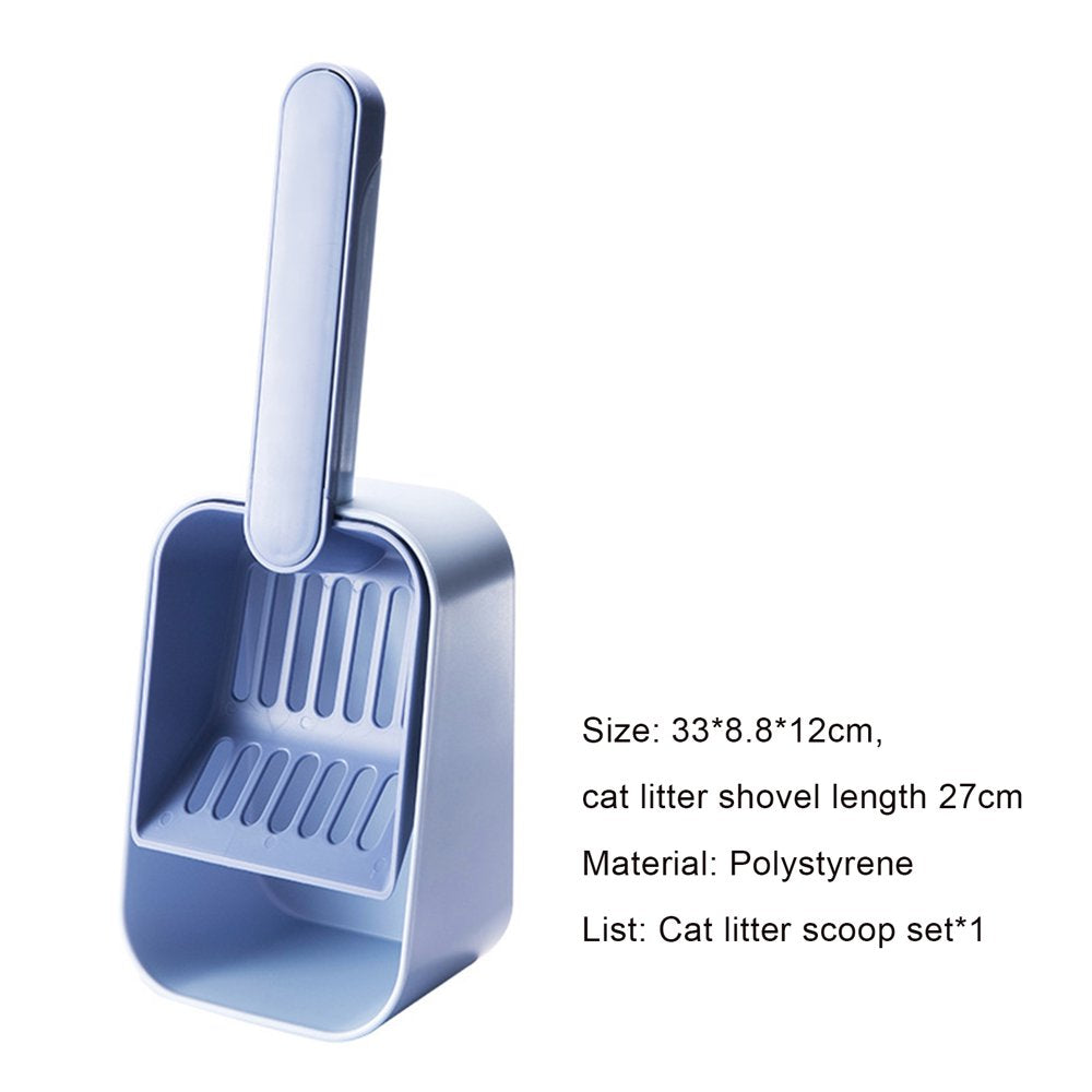 Pet Enjoy 1 Set Cat Litter Scooper,Hollow Grid Design Multifunctional All-In-One Cats Poop Shovel Litter Box and Shovels for Sifting Kitty Cats Litter Animals & Pet Supplies > Pet Supplies > Cat Supplies > Cat Litter Pet Enjoy   