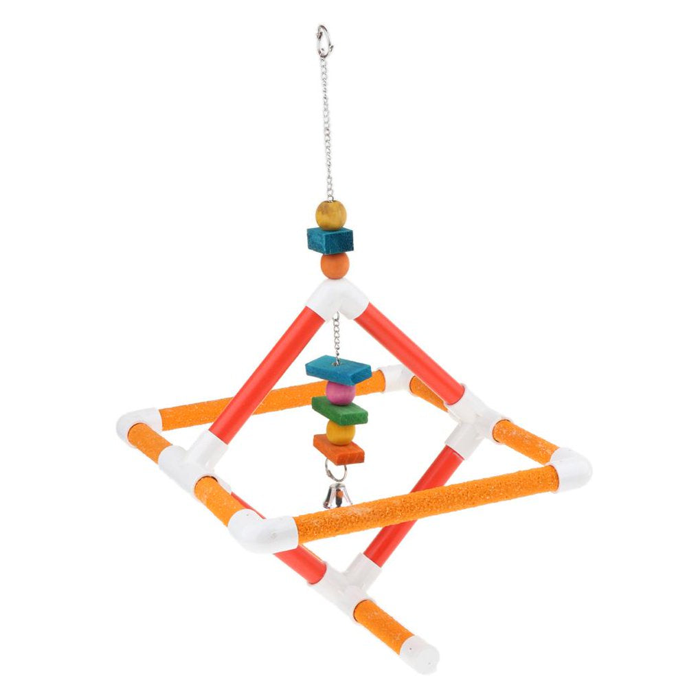 Small Animals Hamster Squirrels Toy Playground Perch Climing Ladder Parakeet Parrot Bird Gym Stand Playpen Animals & Pet Supplies > Pet Supplies > Bird Supplies > Bird Ladders & Perches DYNWAVE   