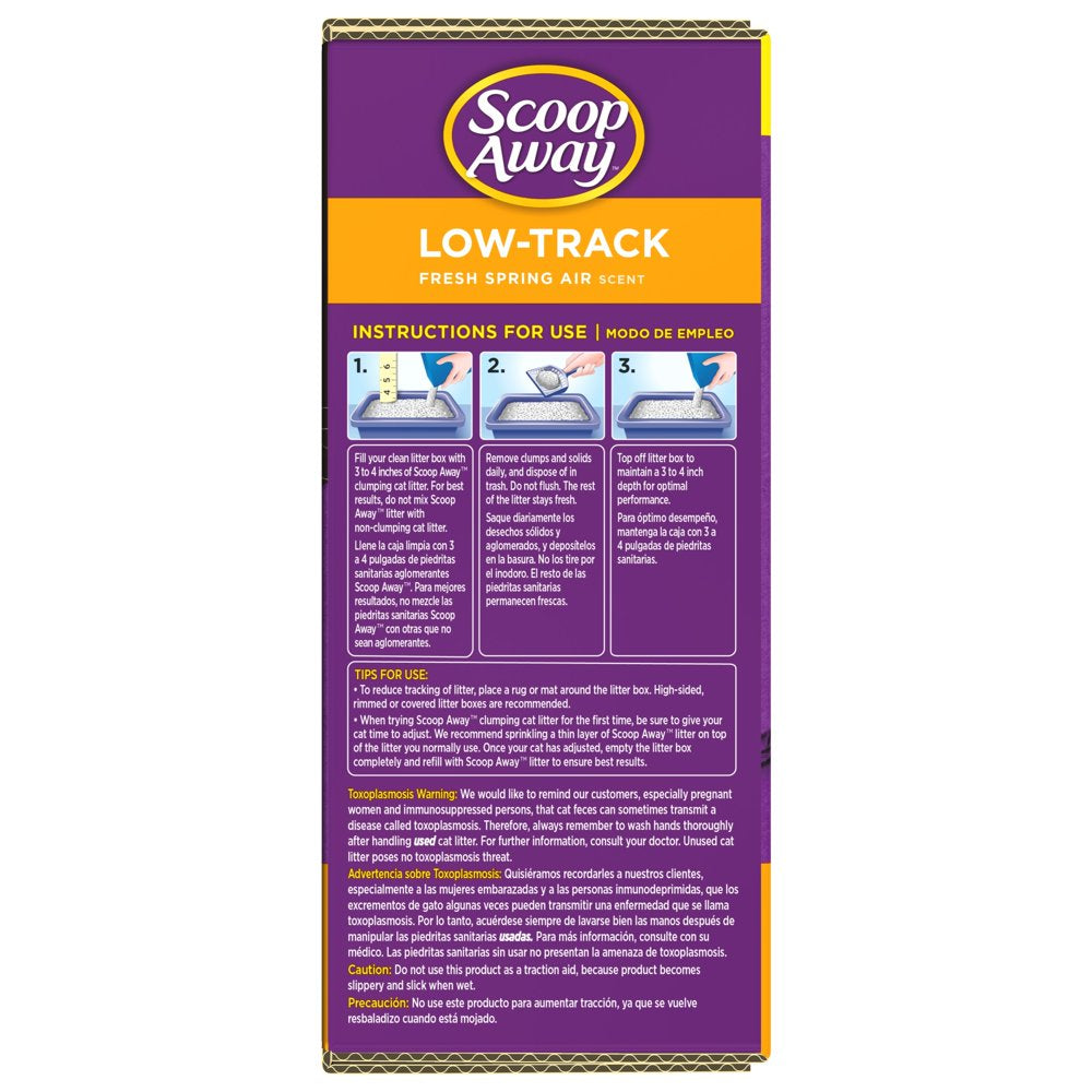 Scoop Away Low-Track Clumping Cat Litter, Fresh Spring Air Scent, 22.5 Lbs Animals & Pet Supplies > Pet Supplies > Cat Supplies > Cat Litter The Clorox Company   