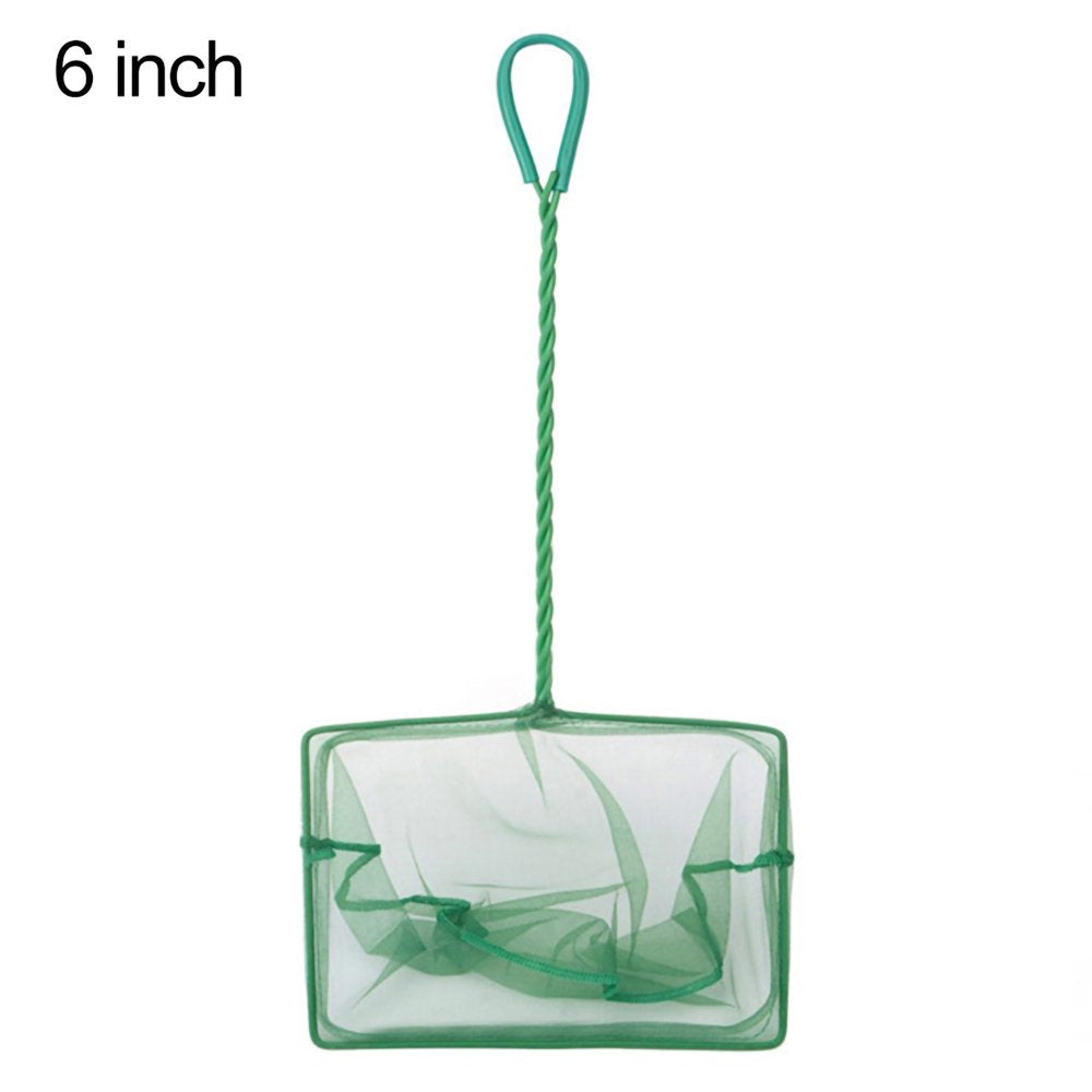 Fish Net Long Handle Strong Bearing Aquarium Accessory Fine Mesh Aquarium Net for Transferring Animals & Pet Supplies > Pet Supplies > Fish Supplies > Aquarium Fish Nets duixinghas 6inch  