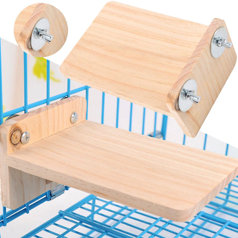 Pet Enjoy Hamster Bird Wooden Platform,Rectangle Wood Stand Board Anti-Slip Hamster Climbing Toy Small Animal Habitat Cage Accessories for Budgie,Parrots,Hamster,Gerbil,Chinchillas Animals & Pet Supplies > Pet Supplies > Small Animal Supplies > Small Animal Habitats & Cages Pet Enjoy   