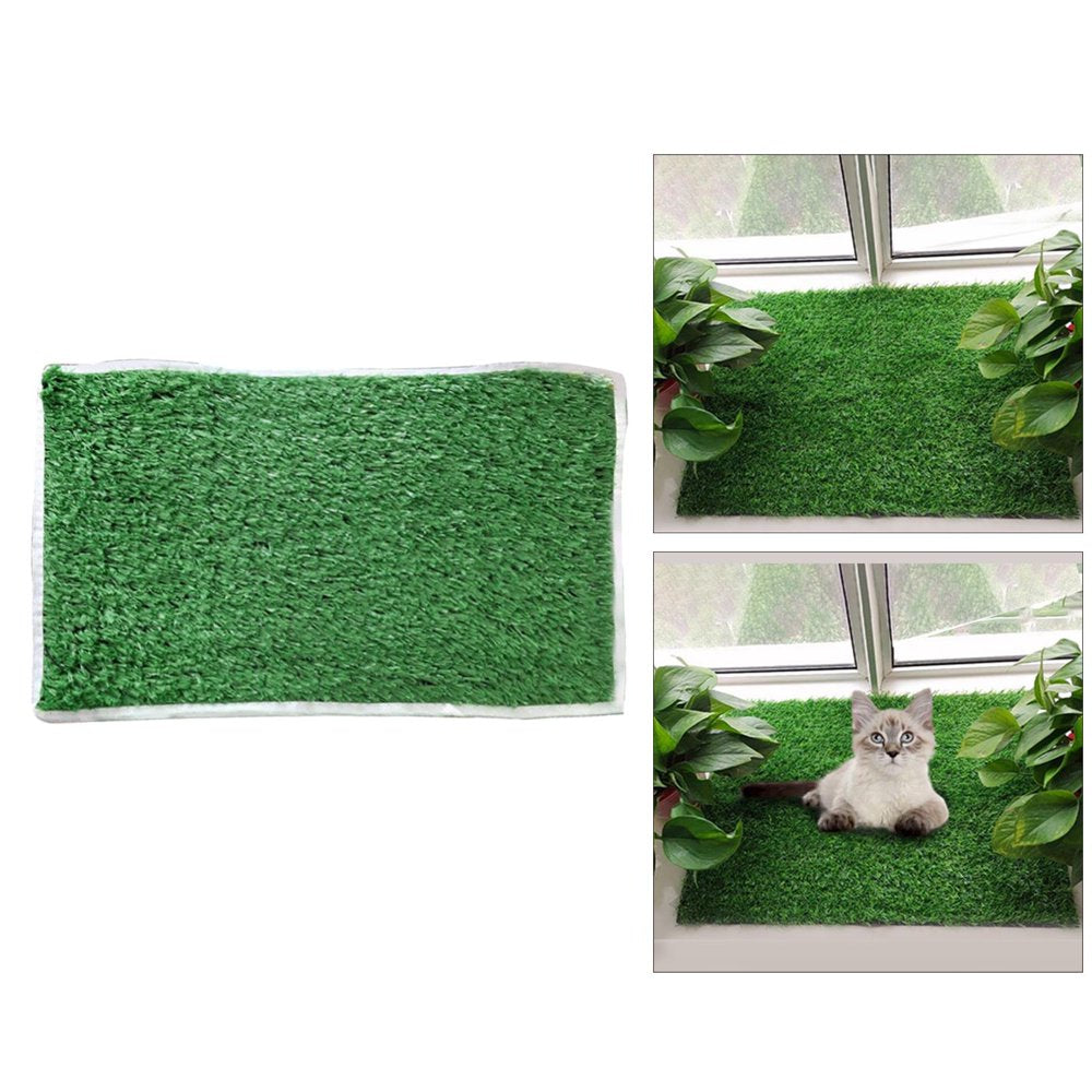 Pee Pad Pet Toilet Training Simulation Lawn Artificial Mat Potty Washable for Home Outdoor Garden Supplies M Animals & Pet Supplies > Pet Supplies > Dog Supplies > Dog Diaper Pads & Liners FITYLE   