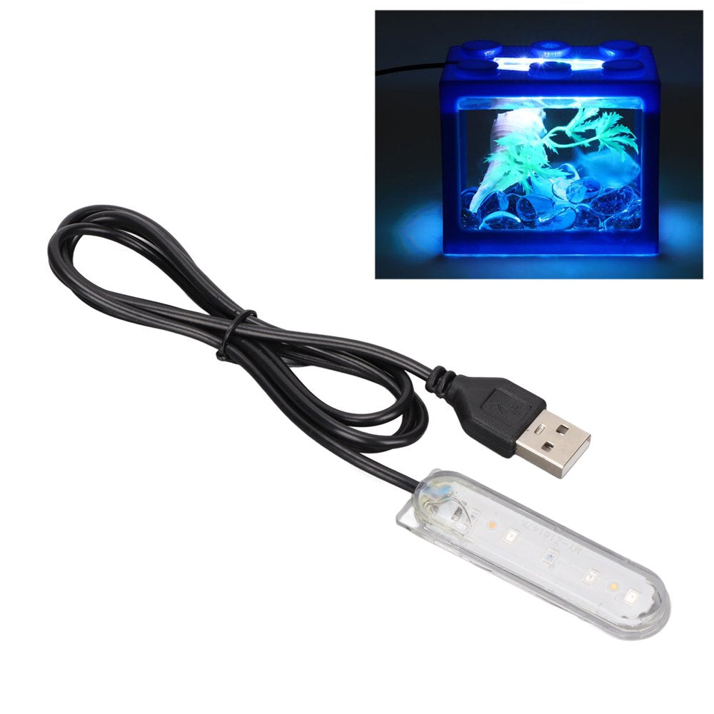 Reptile Tank LED Lights, LED Aquarium Water Plant Light Multipurpose Automatic Color Change Sturdy with USB Plug for Reptile Tank Animals & Pet Supplies > Pet Supplies > Fish Supplies > Aquarium Lighting LHCER   