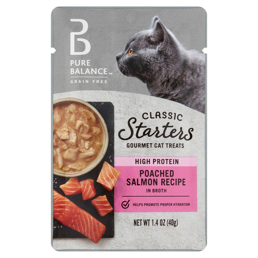 Pure Balance Classic Starters Gourmet Cat Treats, Poached Salmon in Broth, 1.4 Oz Animals & Pet Supplies > Pet Supplies > Cat Supplies > Cat Treats Wal-Mart Stores, Inc.   