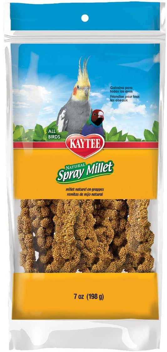 42 Oz (6 X 7 Oz) Kaytee Natural Spray Millet for All Birds Animals & Pet Supplies > Pet Supplies > Bird Supplies > Bird Treats Kaytee   