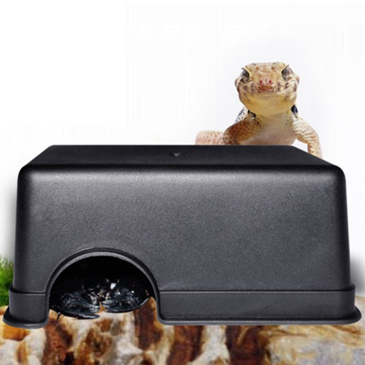 Shenmeida Reptile Rock Hide Cave, Small Aquarium Habitat Decor Rock Tortoise Hideout for Lizards, Turtles, Reptiles, Amphibians Animals & Pet Supplies > Pet Supplies > Small Animal Supplies > Small Animal Habitat Accessories shenmeida S  