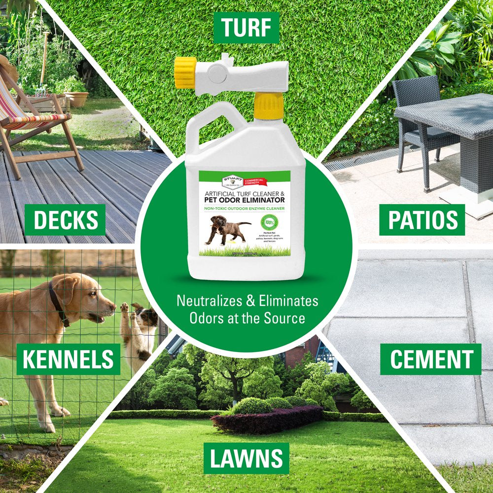 Stuart Pet Supply Artificial Turf Cleaner and Outdoor Pet Odor Eliminator Concentrate Is Ideal for Yards, Artificial Grass and Patios, Great Yard Odor Eliminator!