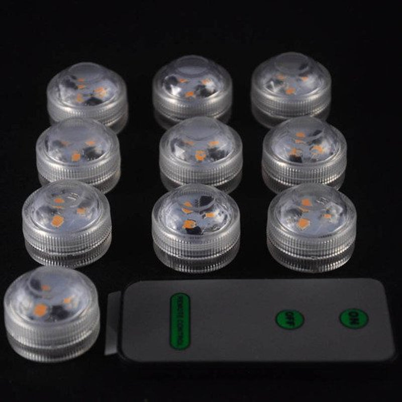 Cheers.Us Remote Control Color Change round Aquarium LED Light Submersible Fish Tank Lamp,Design Is Excellent,Shell Is Exquisite,Rotating Feel Is Smooth
