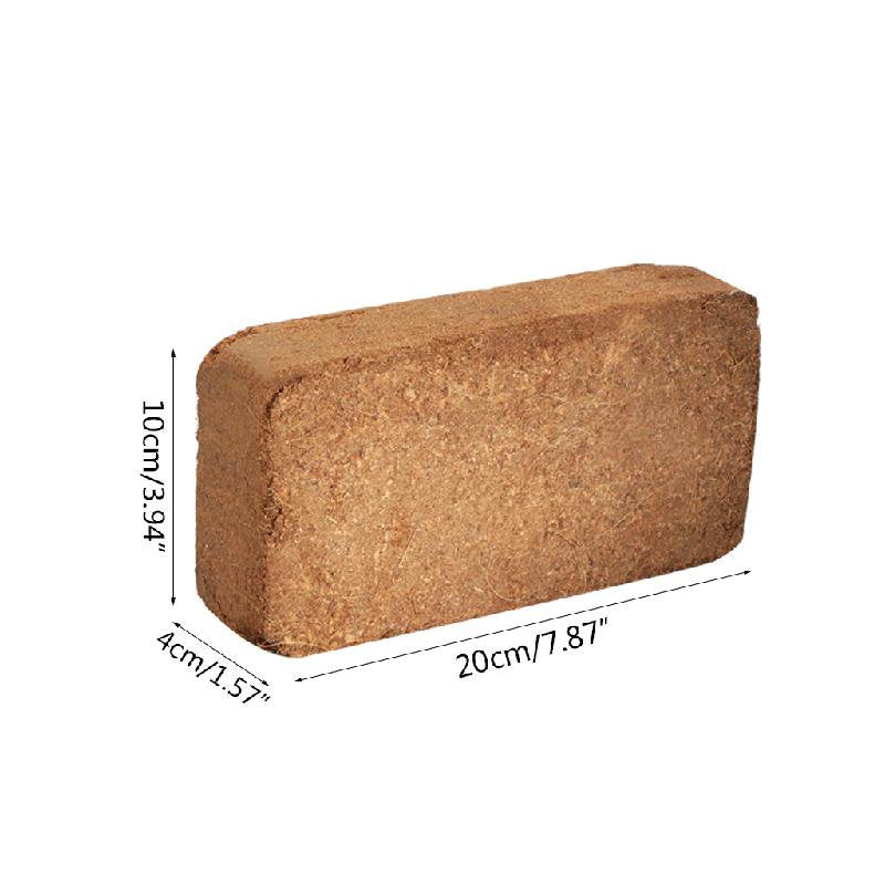 SUNRI Coconut Brick Soil 21Oz Substrate for Reptiles Easy to Use Natural Fiber Reptile Bedding for Lizard Turtle Snake Frog