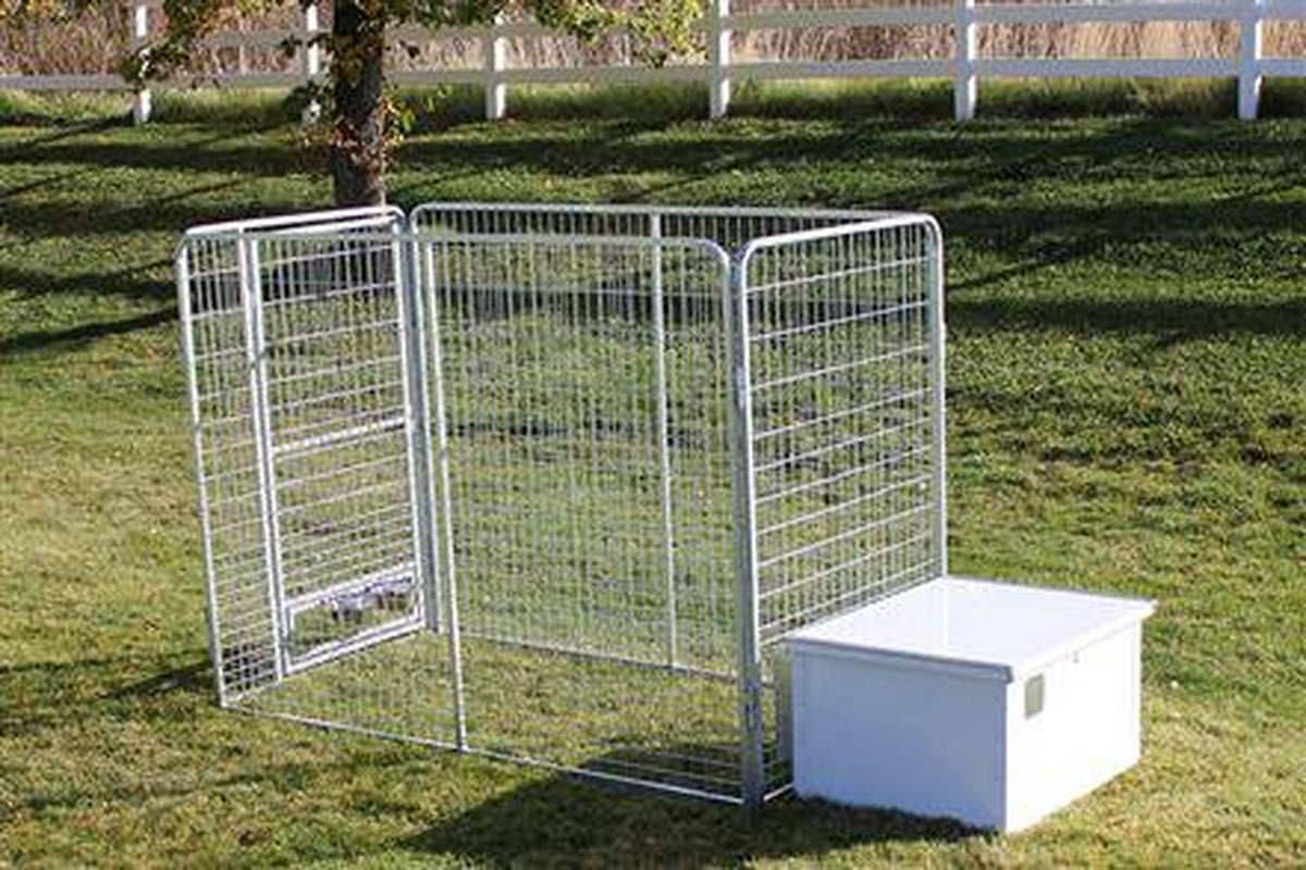 K9 Condo 4' X 8' Basic Dog Kennel-Run & Dog House Combination Animals & Pet Supplies > Pet Supplies > Dog Supplies > Dog Kennels & Runs Cove Products   