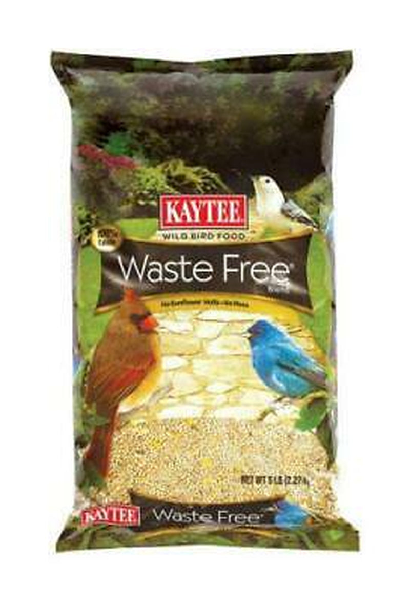 Kaytee Waste Free Songbird Wild Bird Food Hulled Sunflower Seed 5 Lb.