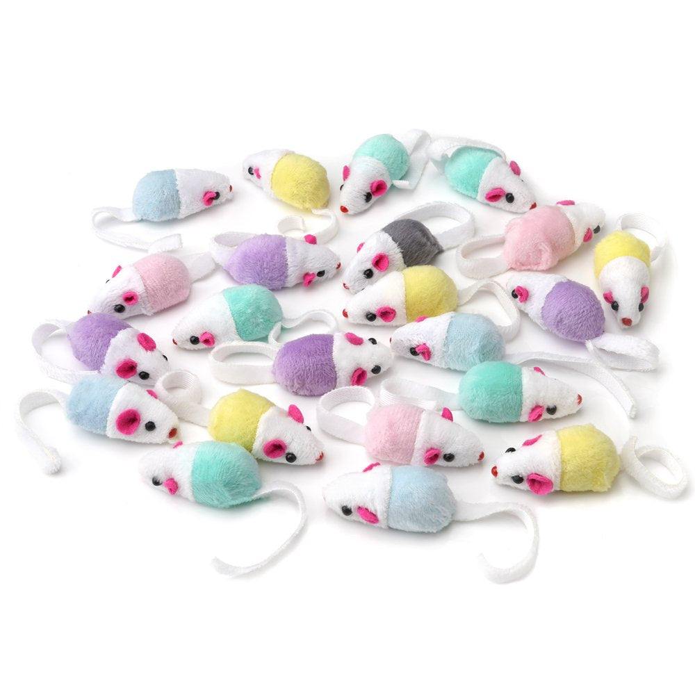 Chiwava 36 Pack 1.8" Small Interactive Cat Toys Mice with Catnip Rattle Sound Mouse for Indoor Cats Kitten Play Animals & Pet Supplies > Pet Supplies > Cat Supplies > Cat Toys Wonpet Co., Ltd   