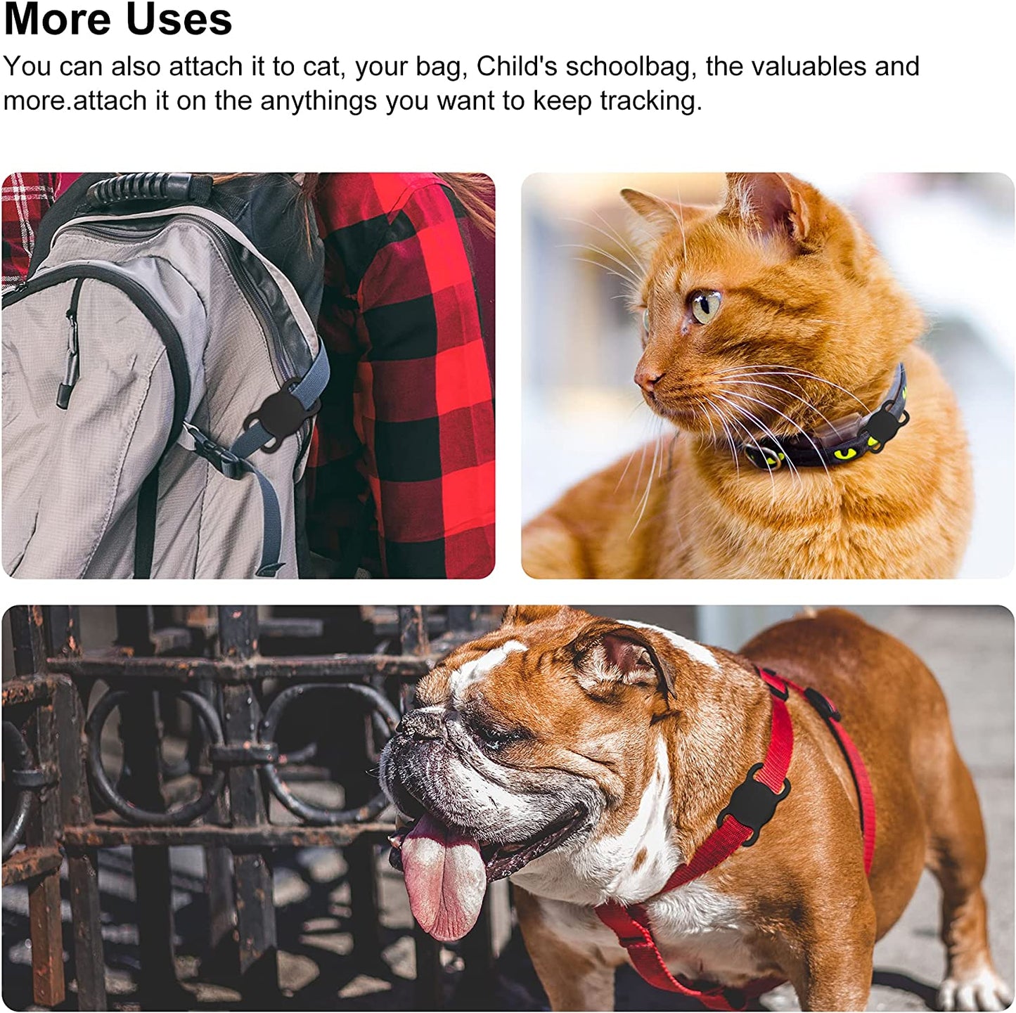 Apple Airtag DLENP Air Tag Dog Collar Holder for Pets,Airtags 1 Pack Cases for Apple Air Tags Electronics > GPS Accessories > GPS Cases DLENP   