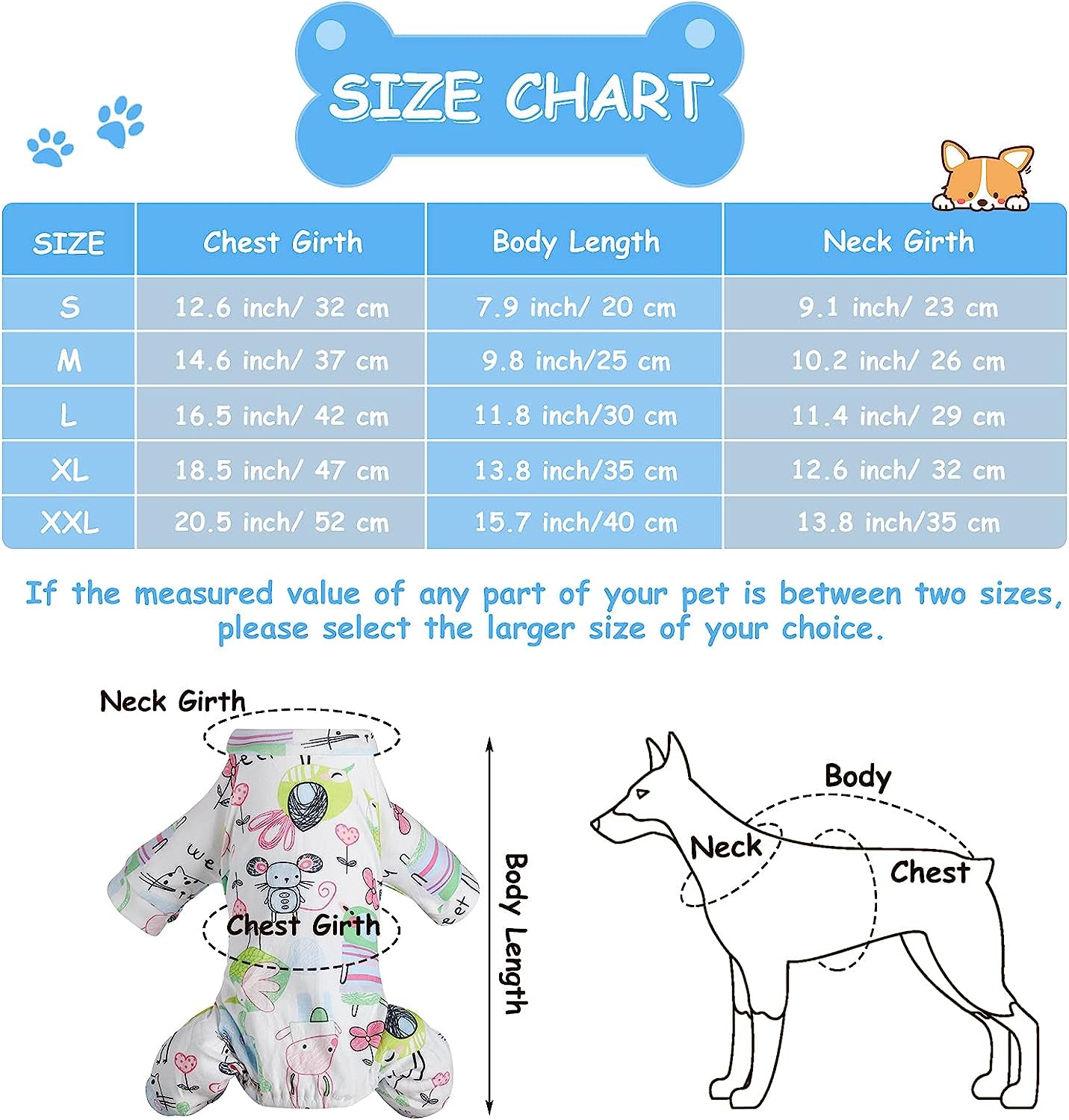 3 Pieces Puppy Pajamas Adorable Dog Onesies Soft Puppy Rompers Pet Cozy Bodysuits Clothes for Pet Small Medium Dogs (S) Animals & Pet Supplies > Pet Supplies > Dog Supplies > Dog Apparel Frienda   