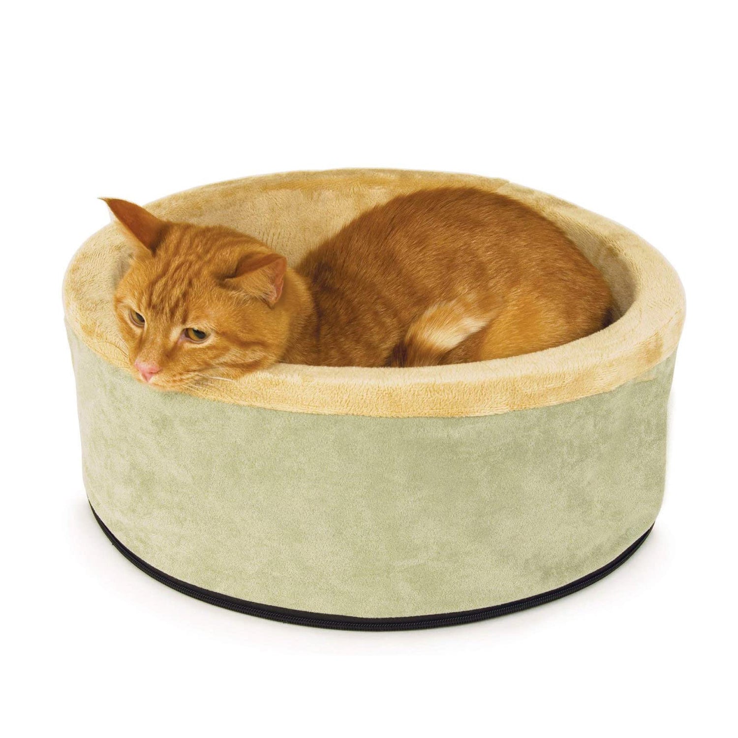 K&H Thermo Kitty Pet Cat Bed, Green Animals & Pet Supplies > Pet Supplies > Cat Supplies > Cat Beds K&H Pet Products S Green 