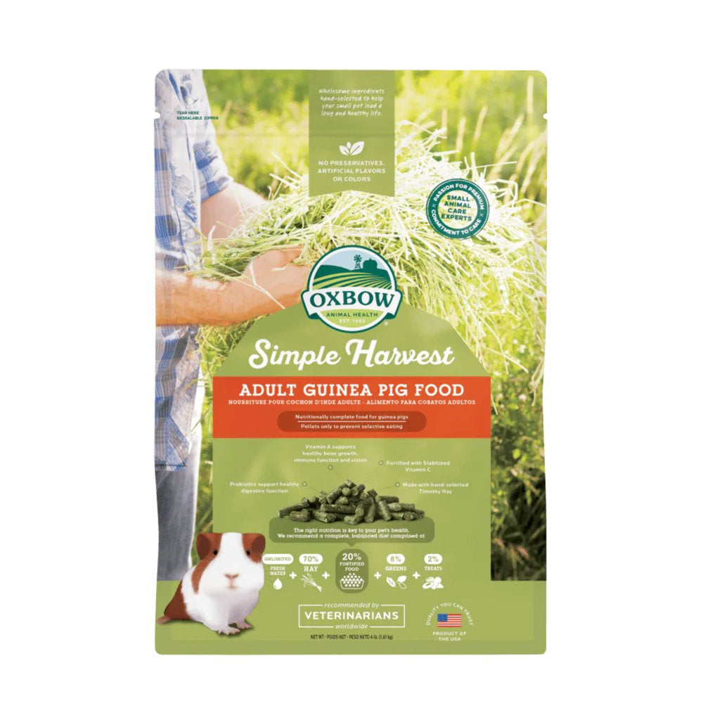 Oxbow Simple Harvest Adult Guinea Pig Food 4Lbs. Animals & Pet Supplies > Pet Supplies > Small Animal Supplies > Small Animal Food unknown   