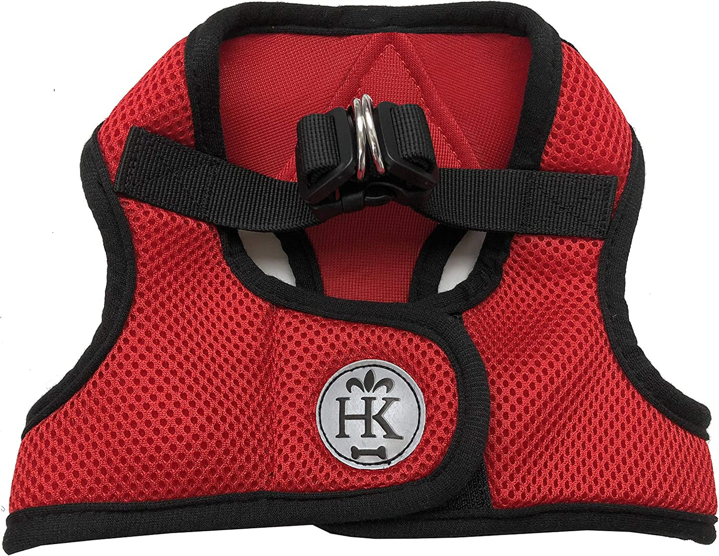 H&K Hudson Harness | Red (Extra-Small) | Easy Control Step-In Mesh Vest Harness for Dogs with Reflective Strips for Safety | Walking, Training Harness for Dogs Animals & Pet Supplies > Pet Supplies > Dog Supplies > Dog Apparel Huxley & Kent Red Extra-Extra Large 