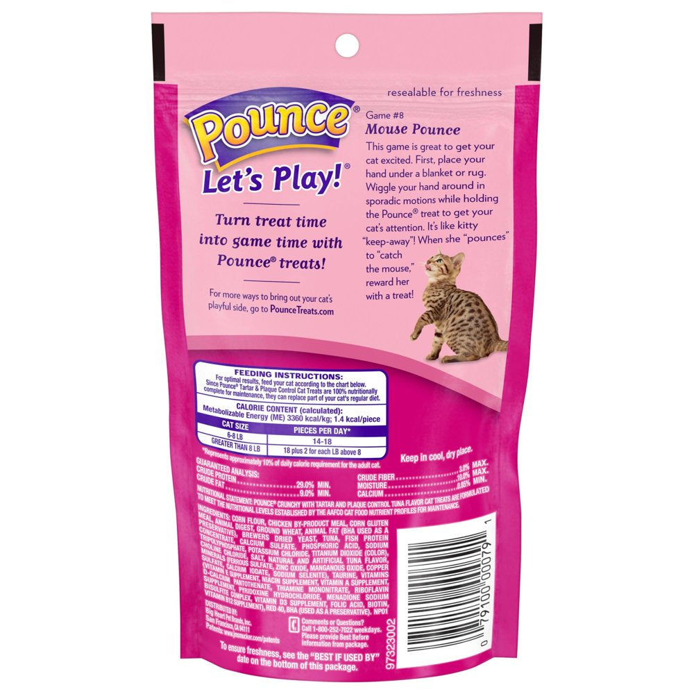 Pounce Tartar Control Crunchy Tuna Flavor Cat Treats, 2.1-Ounce Animals & Pet Supplies > Pet Supplies > Cat Supplies > Cat Treats The J.M. Smucker Company   