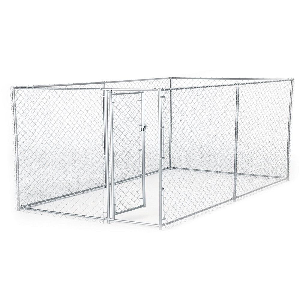 Lucky Dog™ Chain Link Kennel DIY Kit Penthouse 15'L X 5'W X 6'H Animals & Pet Supplies > Pet Supplies > Dog Supplies > Dog Kennels & Runs Jewett Cameron Company 10L x 5Wx 4H feet  