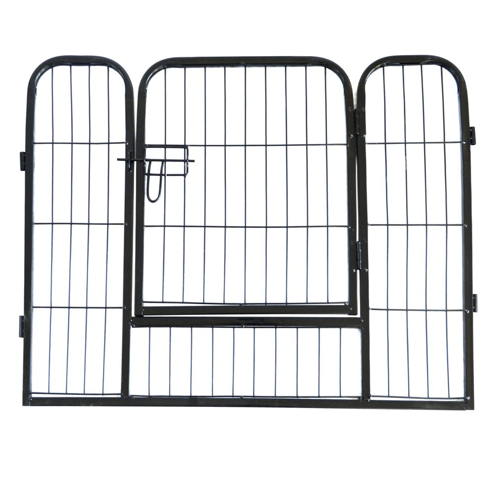 Dog Fence 8 Panels 40"H Pet Playpen Metal Outdoor Portable Camping RV Dog Fences Runs Cage Foldable Exercise Pens Fencing with Two Doors Indoor Temporary Fence for Dogs, Puppy, Garden Animals & Pet Supplies > Pet Supplies > Dog Supplies > Dog Kennels & Runs Fooing   