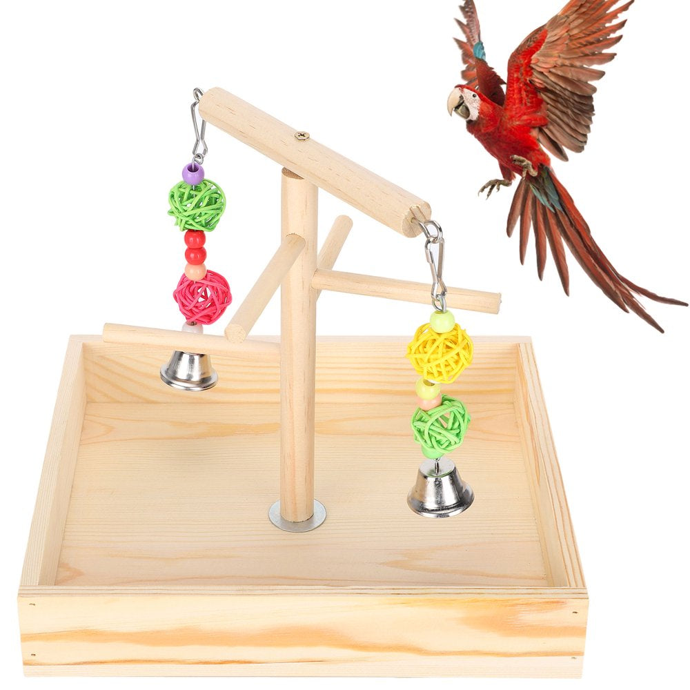 Solid Wood Solid Wood Stand, Safe Training Frame, for Stand Bird Shelf Training Frame Birds Cage