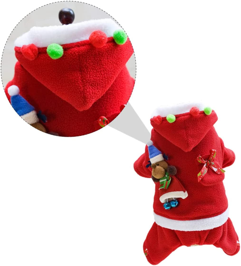 Yardenfun 1 Set Outfit Dogs Santa Father Costume Halloween Hoodies Costumes Dog - L Clothing Christmas up Pet Puppy Dress Cosplay for Clothes Party Apparel Claus of Size Small Animals & Pet Supplies > Pet Supplies > Dog Supplies > Dog Apparel Yardenfun   