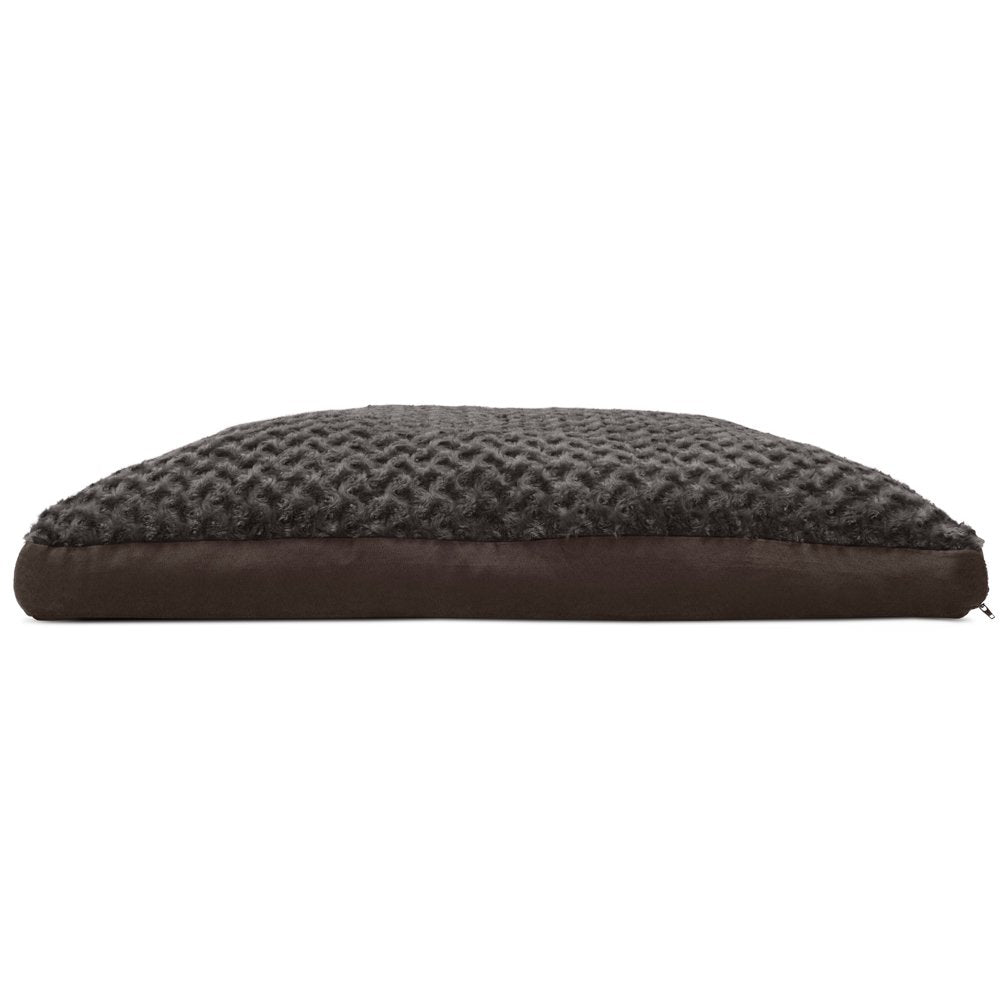 Furhaven Pet Products | Deluxe Plush Pillow Pet Bed for Dogs & Cats, Chocolate, Large Animals & Pet Supplies > Pet Supplies > Cat Supplies > Cat Beds FurHaven Pet   