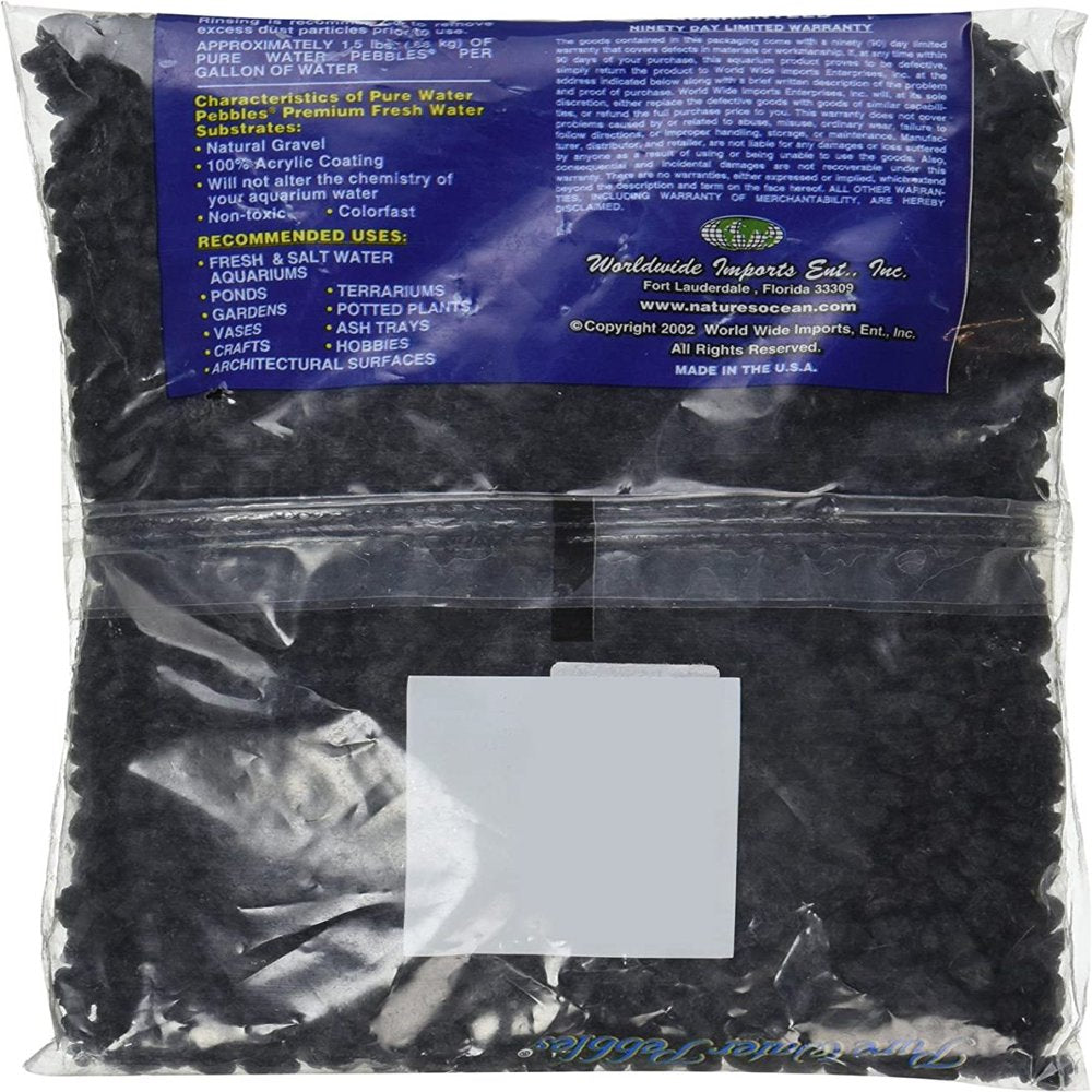 Aypanxi Aquarium Gravel, 2-Pound, Jet Black Animals & Pet Supplies > Pet Supplies > Fish Supplies > Aquarium Gravel & Substrates AyPanxi   