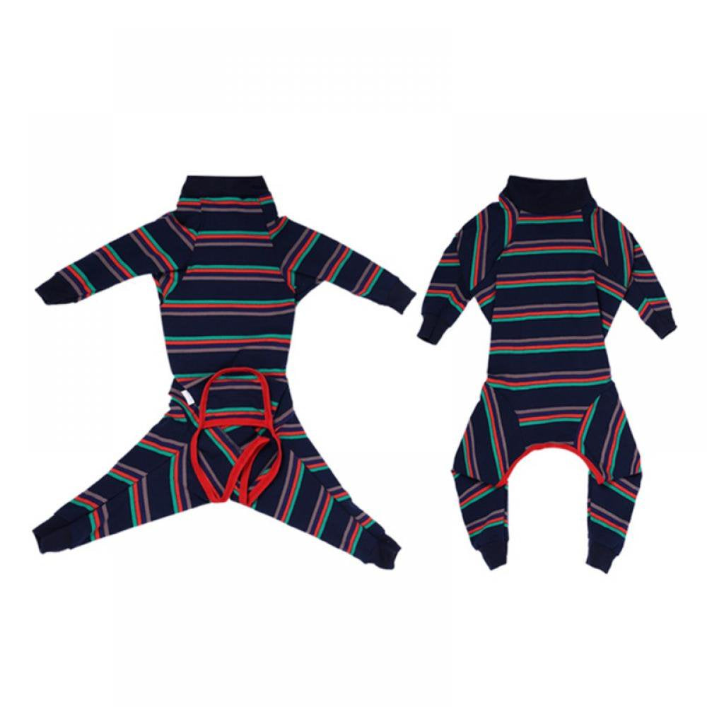 Dog Pajamas Jumpsuit for Medium Large Dogs,Lightweight Dog Pjs Clothes Apparel Onesies,Shirt for Large Size Dogs after Surgery, Full Belly Animals & Pet Supplies > Pet Supplies > Dog Supplies > Dog Apparel Vision   